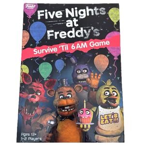 FUNKO Five Nights at Freddy's Survive 'Til 6AM Board Game - All Pieces Included
